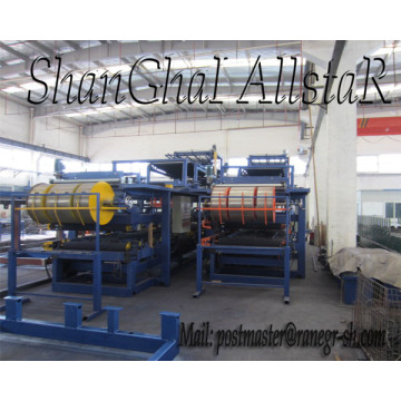 Mineral rock wool&eps sandwich panel foam roll forming machine